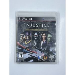 PS3 Injustice: Gods Among Us Sony PlayStation 3 cib complete tested